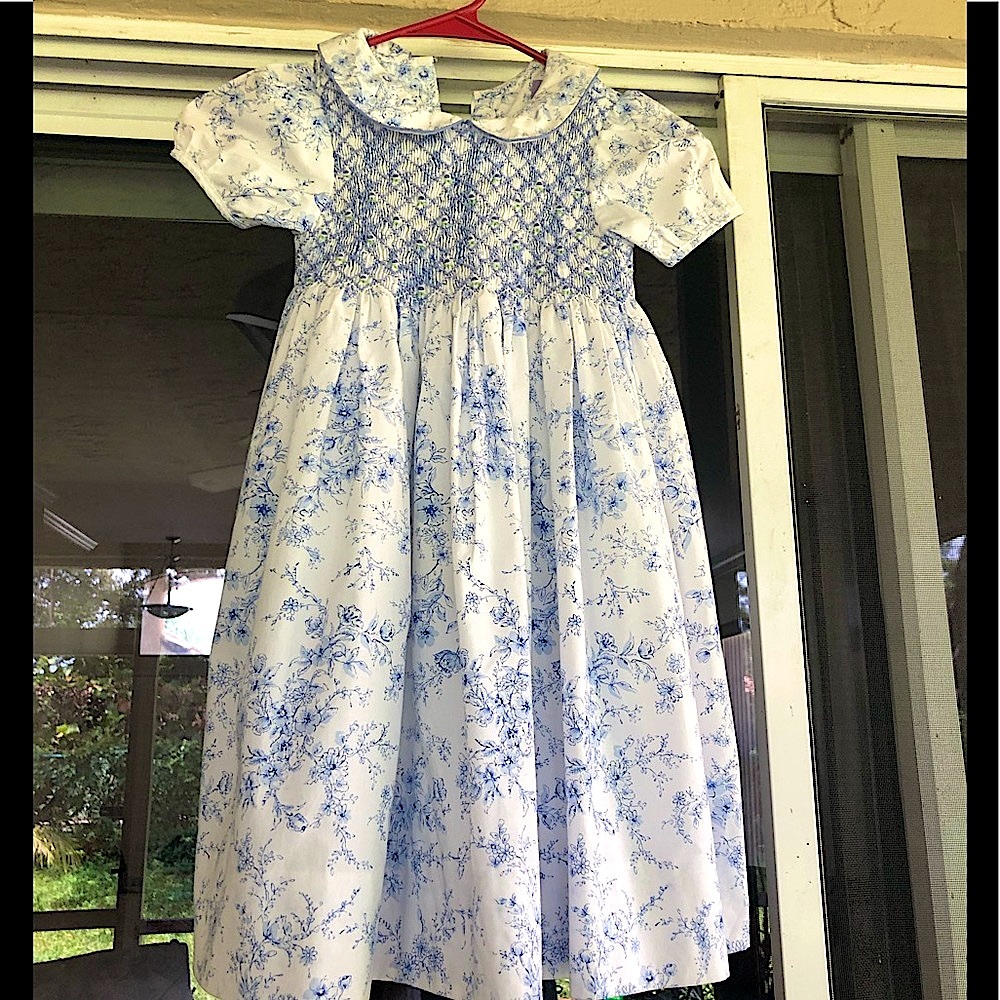 Angel Fish Girls Smocked Dress..